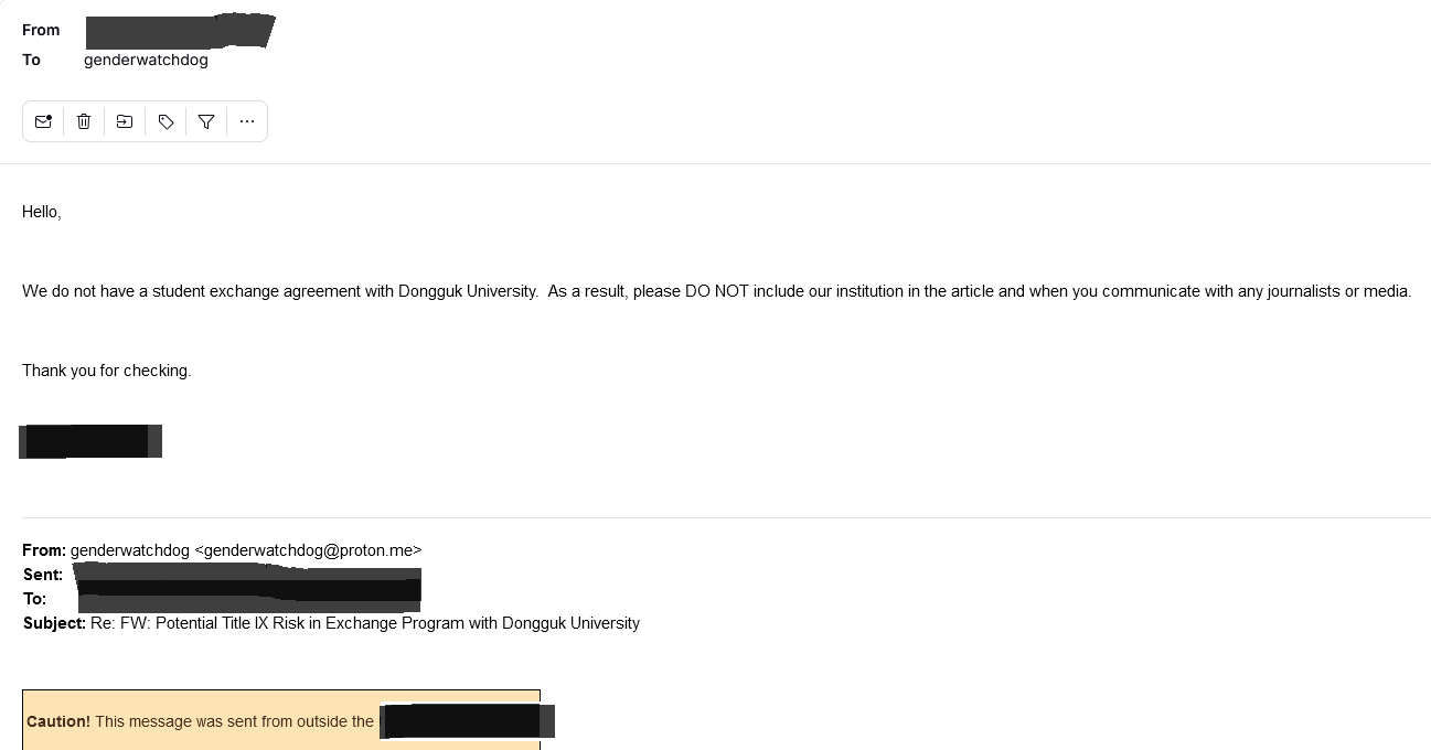 Canadian University Denies Partnership